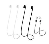 Earphone Anti Loss Rope,4 PCS Magnetic Anti Lost Straps,Sport Earbud Lanyard Strap Soft Silicone Anti Soft Sports Running Neck Rope Earphone Accessoriesn Applicable to Airpods Pro 12345 generations.