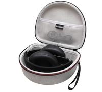 Earphone Case Compatible with Beats Studio Pro/Solo 4 / Studio 3 / Solo 3 / Picun B8 / BERIBES/JLab JBuds Lux ANC Wireless Bluetooth Noise Cancelling Earphone Case Light Grey (Case Only)