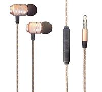 Earphone for Huawei P30 P30 Pro P30 Lite/P60 P60 Pro/P50 P50 Pro/P40 Pro Plus/P20 Plus Earphone - Wired Bass Stereo In-ear Headphone Headset Earbuds with Remote Microphone with 3.5mm Jack (GOLD)