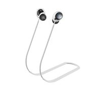 Earphone Lanyard Compatible for Anker Soundcore Space A40, Silicone Wireless Earphones Rope Anti-lost Headphones Strap Headset Wire Cable Earbud Neckband Cord String(Lanyard Only) (Beige White)