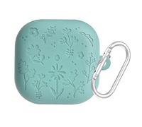 Earphone Protective Case with Hook Suitable for Sam-sung Galaxy Buds 4 Pro, Shockproof and Dustproof Protective Sleeve For Galaxy Buds 4 Pro (Matcha Green)