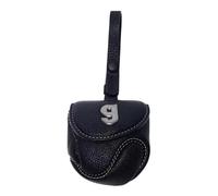 Earphone Storage Pouch - Travel Ready Baseball Earphone Case | Leather Protective Organizer for Home, Work Travel, Shopping, Travel, School