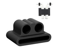 Earphone Watch Band Holder, Silicone Earphone Holder Compact Organizer Smart Watch Accessory Portable Storage | para auriculares, Black, Consulte la descripción