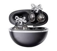 Earphone Wireless Bluetooth Jewelry,Clip-on Earbuds Wireless Bluetooth 5.4 Open Ear Headphones with Detachable Butterfly Earrings,App-linked AI function,Comfortable for Women&Workouts