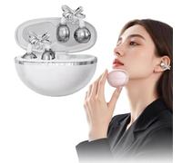 Earphone Wireless Bluetooth with Butterfly Jewelry,Open Ear Clip Earbuds with Bow,Ai Translation Wireless Bluetooth6.0 Earphones for All Phones,Comfortable for Women,for Parties Gift