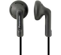 Earphones Black In-Ear 14.8mm Neodymium Drivers 1.2m Cable Comfortable Fit Noise