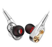 Earphones Canal Type Stereo Earphone Hi-Fi High Sound Quality Deep Bass Closed Type High Sound Insulation Waterproof With Microphone Hands Free Talking Possible Storage Bag With BoNice and Attractive