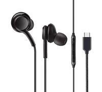 Earphones For iPad Pro 13 (2024)/iPad Pro 11 (2024)/Air 13 (2024) /Air 11 (2024) Type C Earbuds Wired Digital HiFi Stereo in-Ear Bass Earbud USB C Headphones (BLACK)