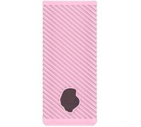 Earphones Protective Cover, Earphones Silicone Case, Dust-proof Scratch-resistant, For Skullcandy Dime-Evo, 8.6X3.7X3.7cm(Pink)