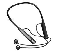 Earphones Wireless Bluetooth 5.2 Neckband Headphones Playtime up to 100 Hours with LED Battery Display Microphone Neck Wearing Running Headphones Noise Cancelling Magnetic Headset Lightweight IPX7 Y10