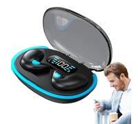 Earphones with LED Digital Display, Wireless Sports Earbuds | Wireless Earbuds in Sports Earphones - Invisible Earbuds Lightweight Headset for Driving Meeting Call