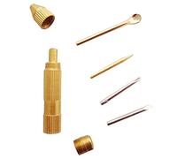 Earpick, one-character driver, cross driver, toothpick, copper 4in1, with key chain, 36.5 * 6.4mm, exquisite craft made with all your heart Durable processing