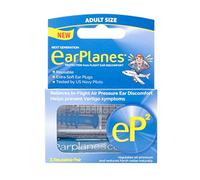 EarPlanes EP2 Ultra-Reusable Earplugs, Airplane Pressure Prevention Earplugs for Adults (1 Pairs)
