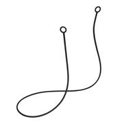 Earplugs Connector Cord, Silicone Ear Plugs Lanyard Flexible Anti Drop Earplugs Strap for Earplugs with Removable Tips, Preventing Earplugs from Falling