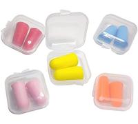 Earplugs for Sleep, Strongest Snoring Prevention, Soundproofing, Noise Canceling, 5 Pairs, Noise Reduction, Case Included, Airplane, Work, Study, Camping, Meditation, Noise Cancellation, Noise Reducti