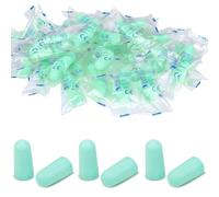 Earplugs for Sleeping, 60 Pair Super Soft Ear Plugs 38dB SNR Noise Cancelling Hearing Protection for Snoring Blocking, Flying, Studying, Work, One Size Fits virtually Every Wearer (Green)