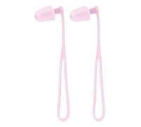 Earplugs for Swimming, Silicone Swim Ear Plugs, Waterproof Hearing Protection, Reusable Soft Earbuds, 1 Pair with Lanyard, Excellent for Shower Pool Diving Surfing Kayaking Use