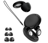 Earplugs Sleep Noise Cancelling, Snoring Ear Plugs with Hang String, 3 Sizes Earplug Replacement and Travel Case, 45dB Reusable Sound Cancelling Ear Plugs for Side Sleeping, Soft and Elastic