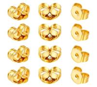 Earring Backs, 20 pcs/10 Pairs Butterfly Earring Backs for Studs, Secure Replacement Piercing Kit for Jewelry Making and Repair