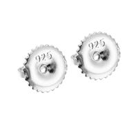 Earring Backs for Women Adults Screw Backs for Stud Earrings DIY | Metal screw earring backs 6mm plug 0.8mm hole fit standard earrings for DIY jewelry or replacing lost backs 1 pair