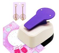 Earring Card Punch, Leverback Earring Display Card Hole Punch Tool For Selling Jewelry, Small Hole P-unch For Earrings, Handmade Paper Punchers For Making Professional DIY Jewelry Cards