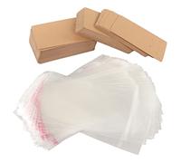 Earring Display Cards with 100 PCS Clear Packaging Bags Earring Display Cards Hanging Earring for Selling Hanging Earring Jewelry DIY Crafts