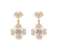 Earring Earrings female good for round face earrings net red was thin temperament earrings cold wind earrings Crystal Pearl Earring