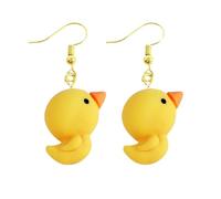 Earring For Women Resin Drop Funny Cute Girls Gift Eardrop Kids Animal Duck Rabbit Flamingo Bird Jellyfish Cat-1