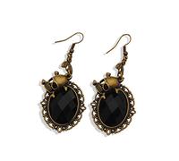Earring Halloween Skull for Head | Halloween Skull Earrings, Gothic Crystal Red Earrings, Rhinestones Vintage Steampunk Dangle Earring Jewelry