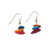 Earring Hoop Nose Lip Rings Stud Earrings Womens Earrings European and American Fashion Shells Creative Simple Hand-Woven Earrings Jewellery Fashion a