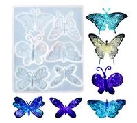 Earring Molds Resin Jewelry for Butterfly Epoxy Casting Mold for Necklace Keychain Brooch Charms Making for Silicone Mold