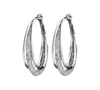Earring Set Multiple Piercings Lymphvity Magnetotherapy Earrings Activity Hoop Acupuncture Earrings Fashion Jewelry (Silver, One Size)