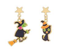 Earring Sets Halloween Themed Earrings & Unique Costume Accessory For Your Festive Look Small Studs (F, 5X3CM)