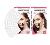 Earring Stickers For Split Earlobes - Invisible Ear Lobe Protectors For Heavy Earrings, 100Pcs/200Pcs, Prevent Sagging And Stretching, Comfortable Earring Stabilizers Stickers Ear Lobe Saver