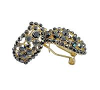 Earring Studs Jewellery For Women Senior Sense Super Flash Fashion Full Of Crystal Stud Temperament Personality Ear Buckle Female Rose Pearl Earrings (D, One Size)