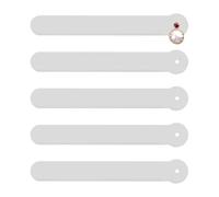 Earring Try-On Sticks - Transparent Acrylic Display Rods | Reusable Ear Stud Trial Strip | 5pcs Jewelry Demo Tool for Customer Fitting, Live Sales, Booths, Stalls, Shopping Mall, Home Showcase Use