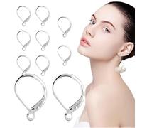 Earring Wires | Sterling Silver Earring Wires - 925 Silver Ear Interchangeable French Jewelry Making Supplies for Women