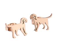 Earrings Christmas Silver 925 Female Light Luxury Earrings Cute Unisex Earring for Birthday Christmas Clip On Earrings for Children, one size, Titanium steel, No Gemstone