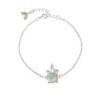 Earrings Decor Couple Couples Christmas Charm Wristband Rainbow Bracelet Unicorn Wrist Chain Silver