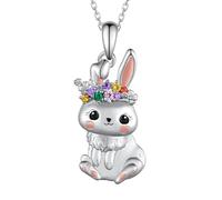 Earrings Easter Bunny Earrings For Women Sterling Silver 925 4th Of JulyDangle Mothers Day Christmas Ear Ring Pack (A, One Size)