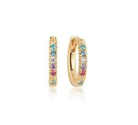 Earrings Ellera Medio Rainbow 18k gold plated Medio