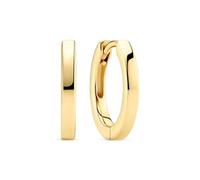 Earrings Ellera Pianura 18k gold plated Medio