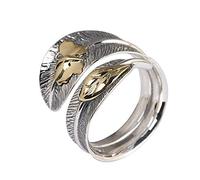Earrings for Ladies Adjustable Ring Women, S925 Sterling metal Retro Creative Leaf Butterfly Charm Adjustable Open Knuckle Tail Ring Finger Joint Toe Ring Jewelry for Women M?
