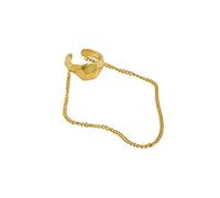 Earrings for women 925 Sterling Silver Design Irregular Chain Structure Clip-on Earrings for women Luxury Trend New Accessories Jewelry