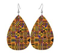 Earrings For Women African Weaving Lightweight Leather Earrings Trendy Leather Earring For Decoration Beach Party