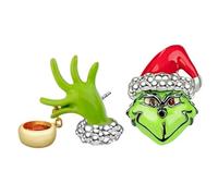 Earrings for Women, Christmas Earrings with Festive Design, Lightweight Holiday Jewelry for Parties and Gifts, Hallmark Christmas Ornament, Festive Earring for Women, Festive Earring