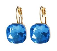 Earrings for Women Easter St Patrck Day Blue Zircon Retro Hoop Crystal Earrings Huggie Earrings Personality Earrings Shovel Earrings
