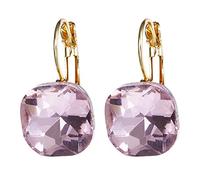 Earrings for Women Easter St Patrck Day Blue Zircon Retro Hoop Crystal Earrings Huggie Earrings Personality Earrings Shovel Earrings (Pink, One Size)