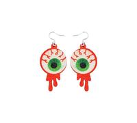 Earrings for Women Halloween Thanksgiving Fall Christmas Theme Earrings Set Holiday Halloween Stud Set Pumpkin Bat Drop Earring Holiday Jewelry (Blue, A)