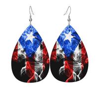 Earrings For Women Puerto Rico Trendy Leather Dangle Drop Earrings Durable Drop Earring For Women Accessories Beach